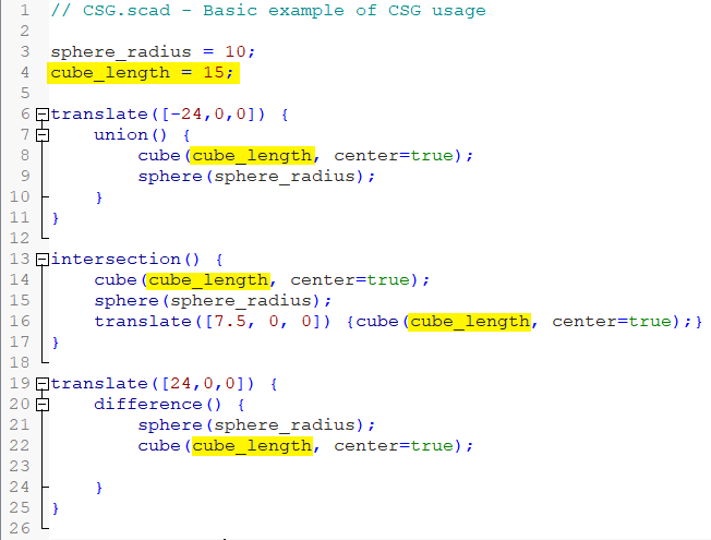 OpenSCAD教程-初学者的5个简单步骤