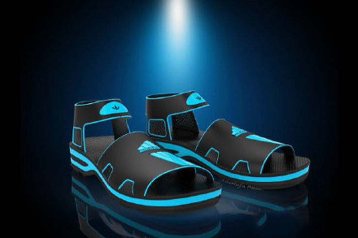 阿迪达斯Adidas拖鞋最新款设计3D打印机打印模型