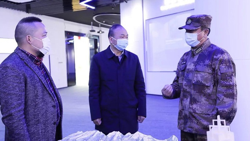萍乡军分区司令员申桂林到江西金石三维智能制造科技有限公司调研指导工作