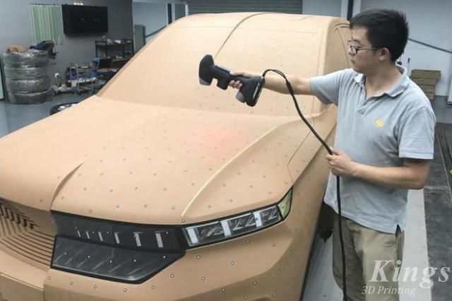 做油泥模型太难，金石三维3D打印制作汽车模型仅需15天！