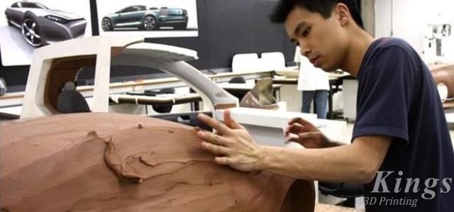 做油泥模型太难，金石三维3D打印制作汽车模型仅需15天！